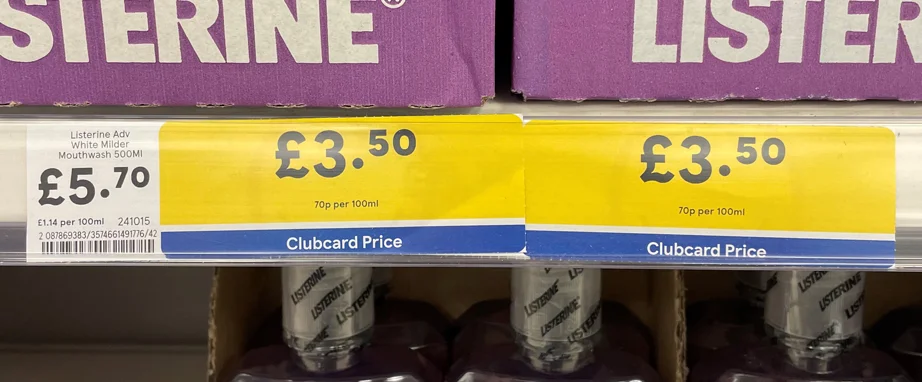 fast and slow loyalty: Clubcard Prices