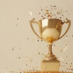 5 Brands Who Ran Winning Promotions - Gold Trophy with Confetti