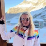 Kirsten Ed: on the snowy slops