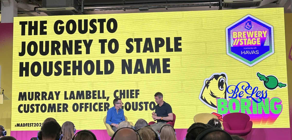 MAD//Fest 2025: Gousto's presentation slide