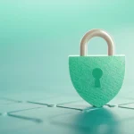 CAP Code: AI generated image of a security padlock on top of a keyboard looking image