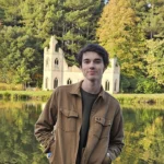 Ben Phillips: picture of him by a lake in England